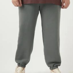 Bewakoof Grey Relaxed Fit Trackpants-picture-33