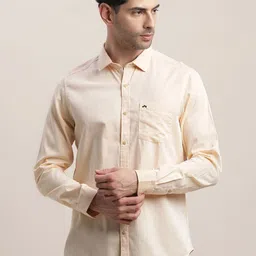 Turtle Men Relaxed Slim Fit Opaque Casual Shirt-image-3