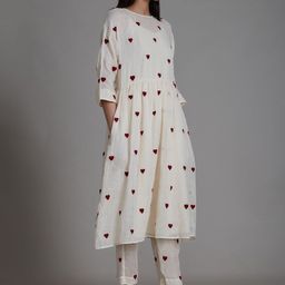 MATI Women Checked Comfort High-Rise Culottes Trousers-image-41
