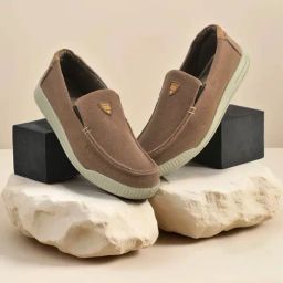 Woodland Men's Tortoise Shell Casual Loafers-image-4