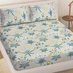 Myntra Elegant Homes 300 TC Polycotton King Bedsheets-picture-32