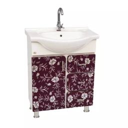 DAZZLE 660x450x830 mm PVC Membrane Finish Floor Based Vanities Blackcurrant Lily, 260-C-image-77