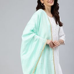 swatika Embroidered Dupatta with Sequinned-15