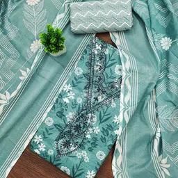 LeeliPeeri Designer Printed Unstitched Dress Material-image-74