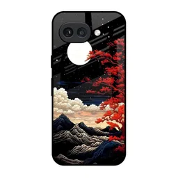 QRIOH Scarlet Serenity Printed Google Pixel 9A Silicone Back Case-picture-20