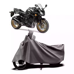 Auto Pearl Two Wheeler Cover with Bag for Yamaha FZ1, Silver-image-61