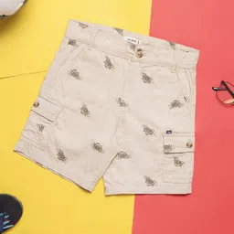 Purple United Kids Boys Printed Shorts-image-8