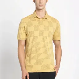 Adidas Beige Regular Fit Printed Sports Polo-image-42