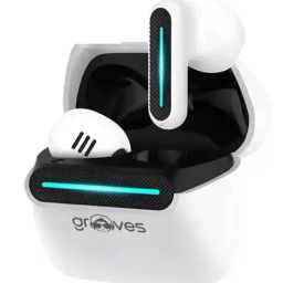 Grooves Delta Spaceship In Ear Bluetooth Earbuds with Noise Cancellation (White, True Wireless)-11