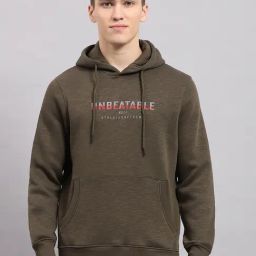 Monte Carlo Green Regular Fit Printed Greened Sweatshirt-image-13