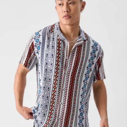 The Souled Store Originals: Indie Tribe Multicolor Regular Fit Holiday Shirt-image-99