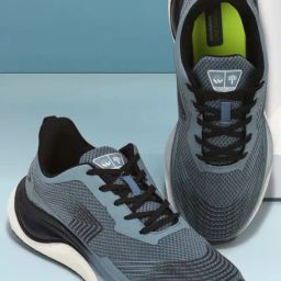 Woodland Men's Blue Running Shoes-image-85
