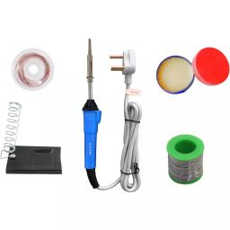 PLANTUM 5 In 1 Soldering Iron Kit 25 W Corded Flat Copper, Iron & Nickle Tip-14