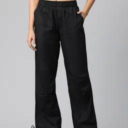 Popnetic Women Loose Fit High-Rise Cargos Trousers-picture-38