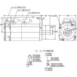 Omron Pulse Train Input Type AC Servo Motor, R88M-K20030H-B-17