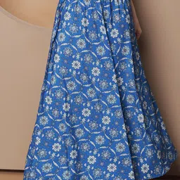 ZWERLON Printed Flared Maxi Skirts-picture-14