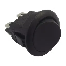 APEM SWITCH, DPST, BLACK, MR210R2NBB-47