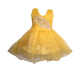 Samjho Fashion Girls Embellished Fit & Flare Midi Dress-picture-20