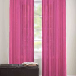 Dekor World Multicoloured Set of 2 Sheer Long Door Curtain-51