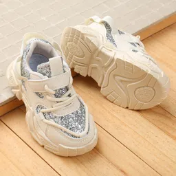 Babyoye Sneakers with Lace Up Closure - White-picture-19