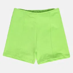 MINI KLUB Cotton Solid Shorts - Green-picture-2