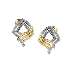 VALANOVA 18K Yellow Gold 0.56 Ct Lab Grown Diamond Earrings-picture-22