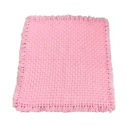 Jaipur Woollen Handicraft Pink Handmade Woollen Puja Prayer Mat-image-33