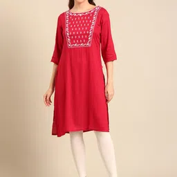 Anouk Women Paisley Yoke Design Flared Sleeves Kurta-19