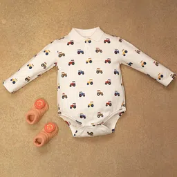 One Friday Printed Cotton Bodysuit-29