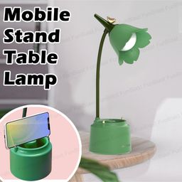 FunBlast 3 in 1 Study Table Lamp with Pen Holder & Mobile Stand  Green image 5