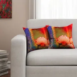 SEJ by Nisha Gupta Multicolor Cushion Covers - Set of 2-32