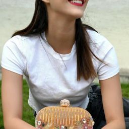 Odette Multicolor PU Box Clutch-image-64