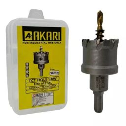 Akari 38 mm Metal Hole Saw For Making Precise Circular Holes in Metal, Wood, Plastic, MHS-10 (Pack of 10)-image-38