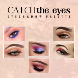 Matt Look Catch The Eyes Eyeshadow Palette 01 - 20.4 gm image 4