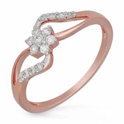 Malabar Gold and Diamonds 18k IGI Certified Diamond Rose Gold Ring for Women-picture-29