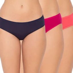 Candyskin Multicolor Cotton Bikini Panty (Pack Of 3)-image-101