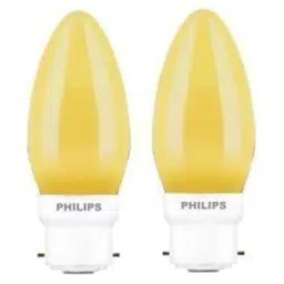 Philips LED Deco 0.5W Glass Candle - Pack of 2 (Yellow)-image-63