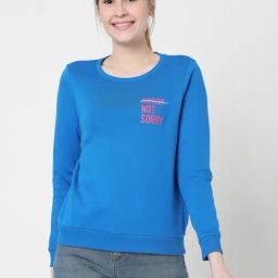 Vero Moda Blue Graphic Print Sweatshirt-image-98