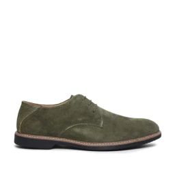 Teakwood Leathers Men's Olive Green Derby Shoes-image-85
