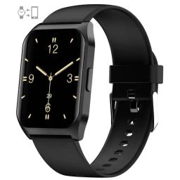 French Connection Smart Man Full Touch Smartwatch with Silicon Band (Color: Black) - E17-C-image-71