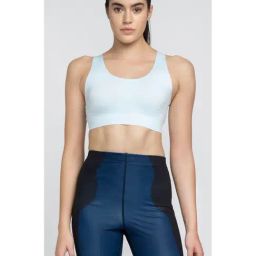 adidas Sky Blue EVRDY LS BET Sports Bra-image-59