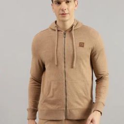 Beverly Hills Polo Club Brown Regular Fit Logo Print Hooded Sweatshirt-picture-14