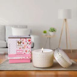 IRIS Trinket Collection White Celeste Fleur Fragrance Candle-8
