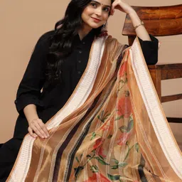 Kaizen TEXO FAB Printed Organza Dupatta-68