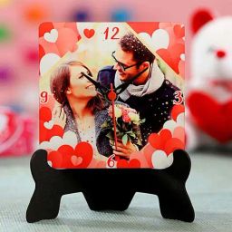 FNP Personalised Couple Love Table Clock-image-27