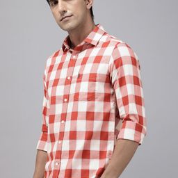 U.S. Polo Assn. Pure Cotton Tailored Fit Checked Shirt-image-89