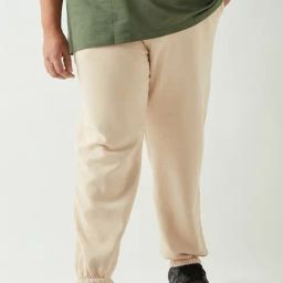 Bewakoof Beige Relaxed Fit Trackpants-image-57