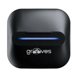Grooves Delta Spaceship In Ear Bluetooth Earbuds with Noise Cancellation (Black, True Wireless) image 2
