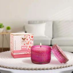 IRIS Trinket Collection Pink Celeste Fleur Fragrance Candle-13