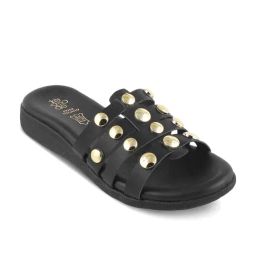 Tresmode Women's Black Casual Sandals-image-36